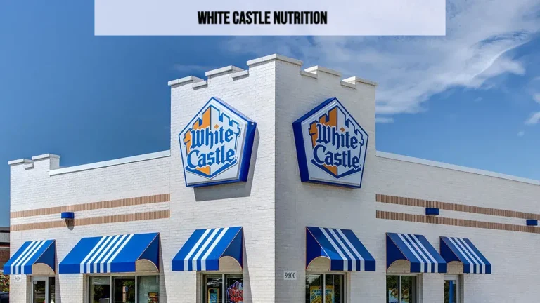 White Castle Menu Nutrition Info: Near Me and Menu Calories