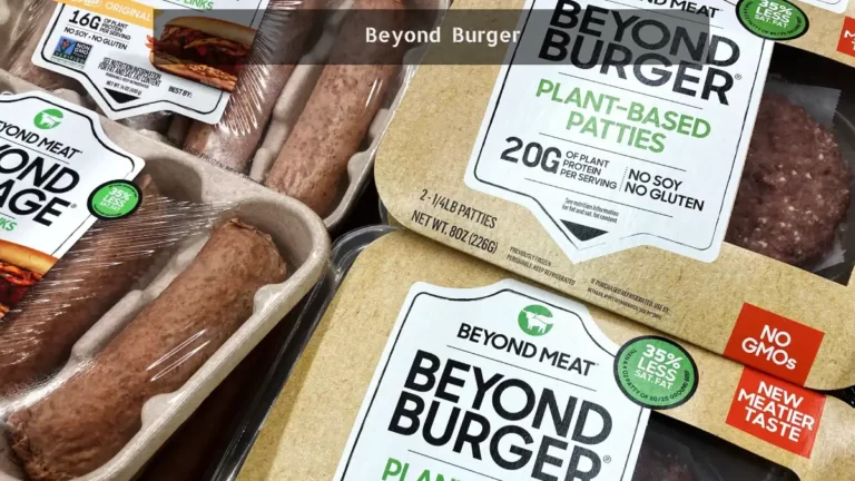 Beyond Meat Burger and Beef Nutrition Facts and Ingredients