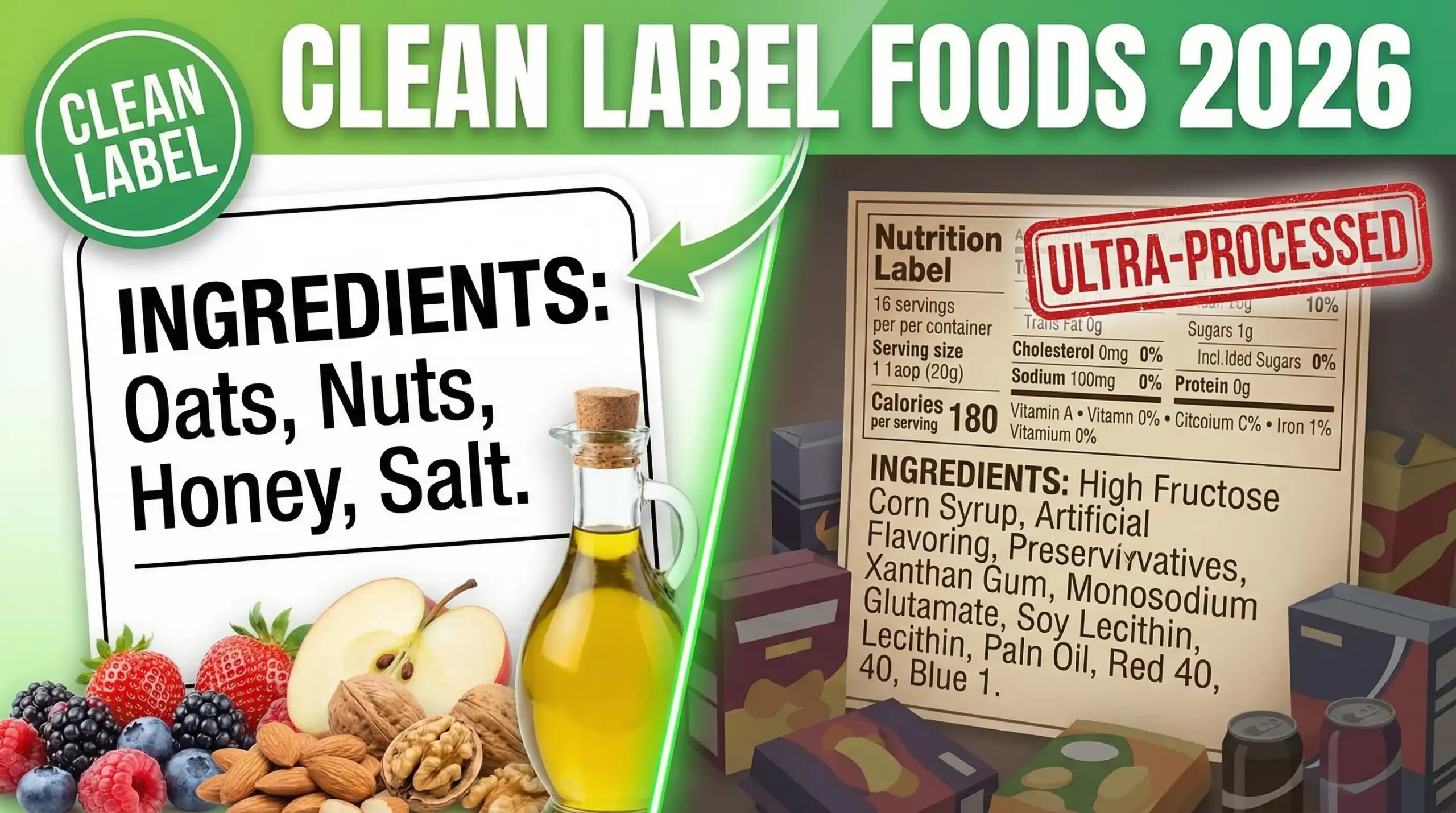 Self Clean Label Clean Label Foods Explained (2026 Guide)