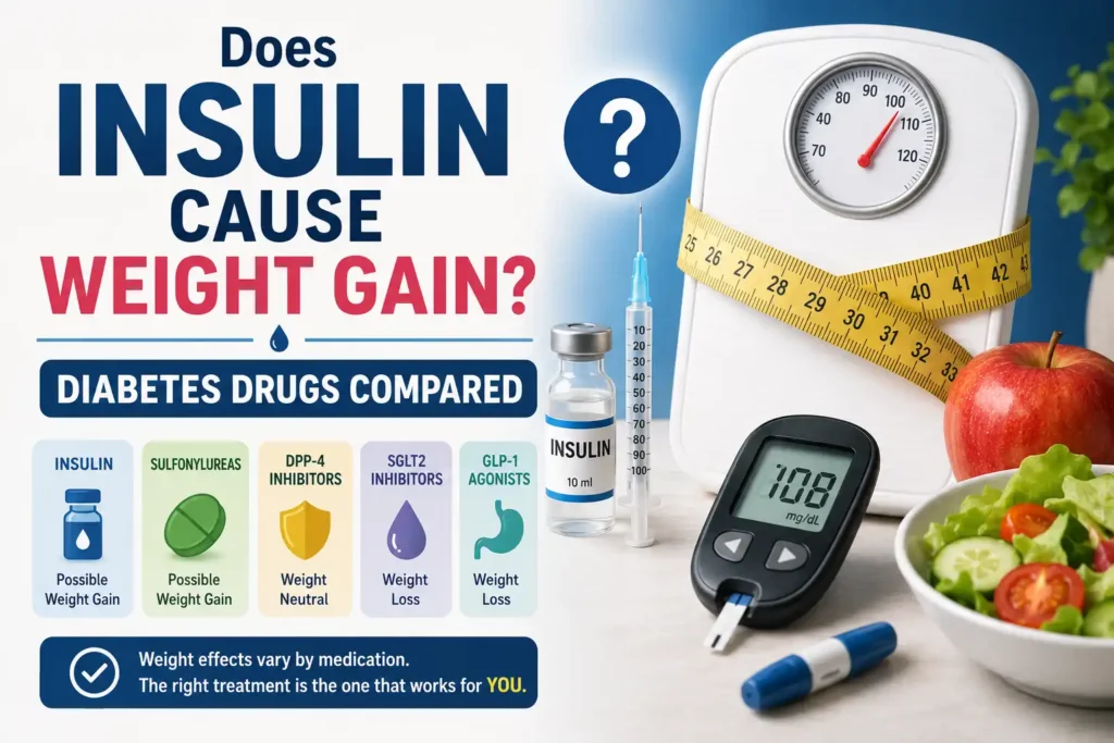 Does Insulin Cause Weight Gain Diabetes Drugs Compared