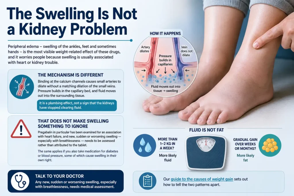 Understanding Swollen Ankles Fluid, Not Fat